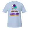 Logged In Zoned Out remote work shirt design