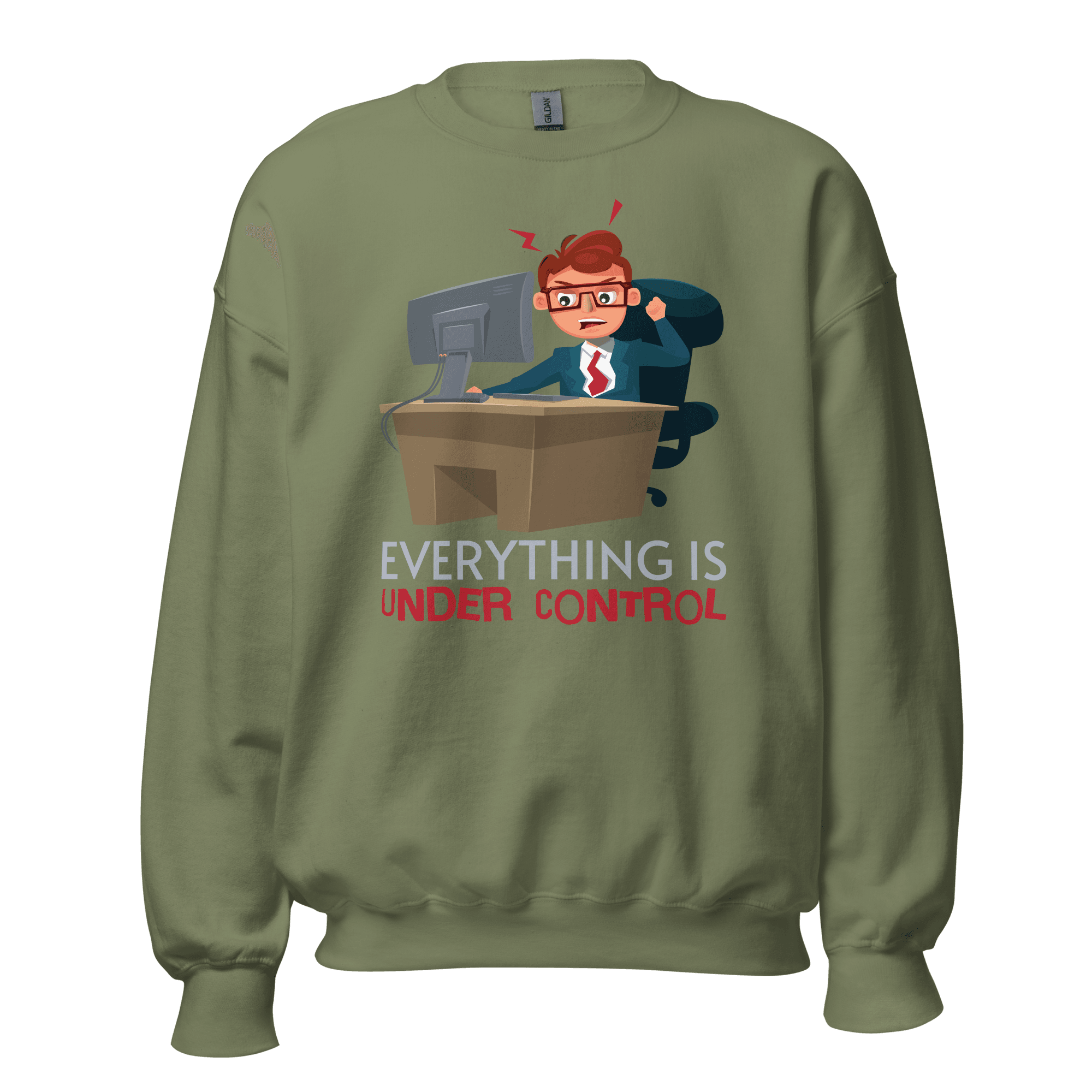 unisex-crew-neck-sweatshirt-military-green-front-69ecf154304d9.png