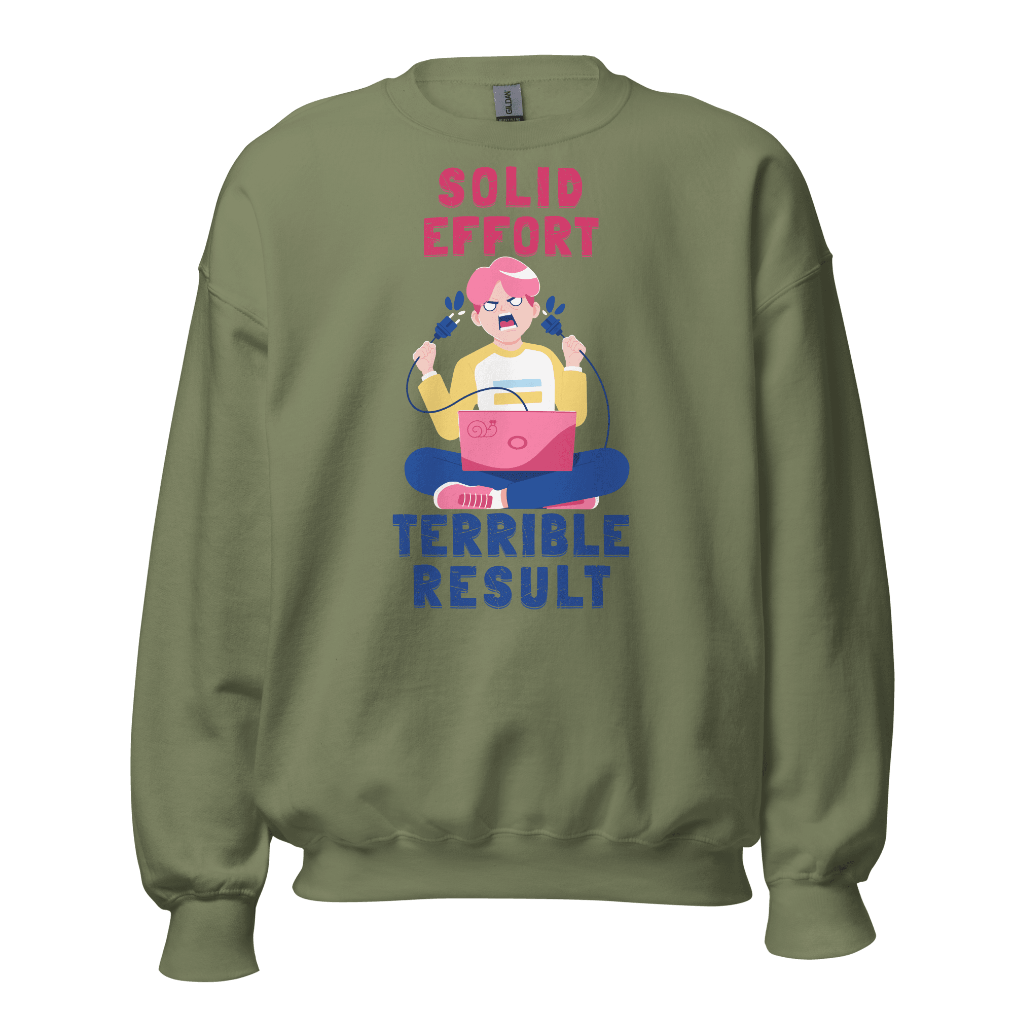 unisex-crew-neck-sweatshirt-military-green-front-69ef894d75266.png