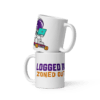 Logged In Zoned Out remote work mug design