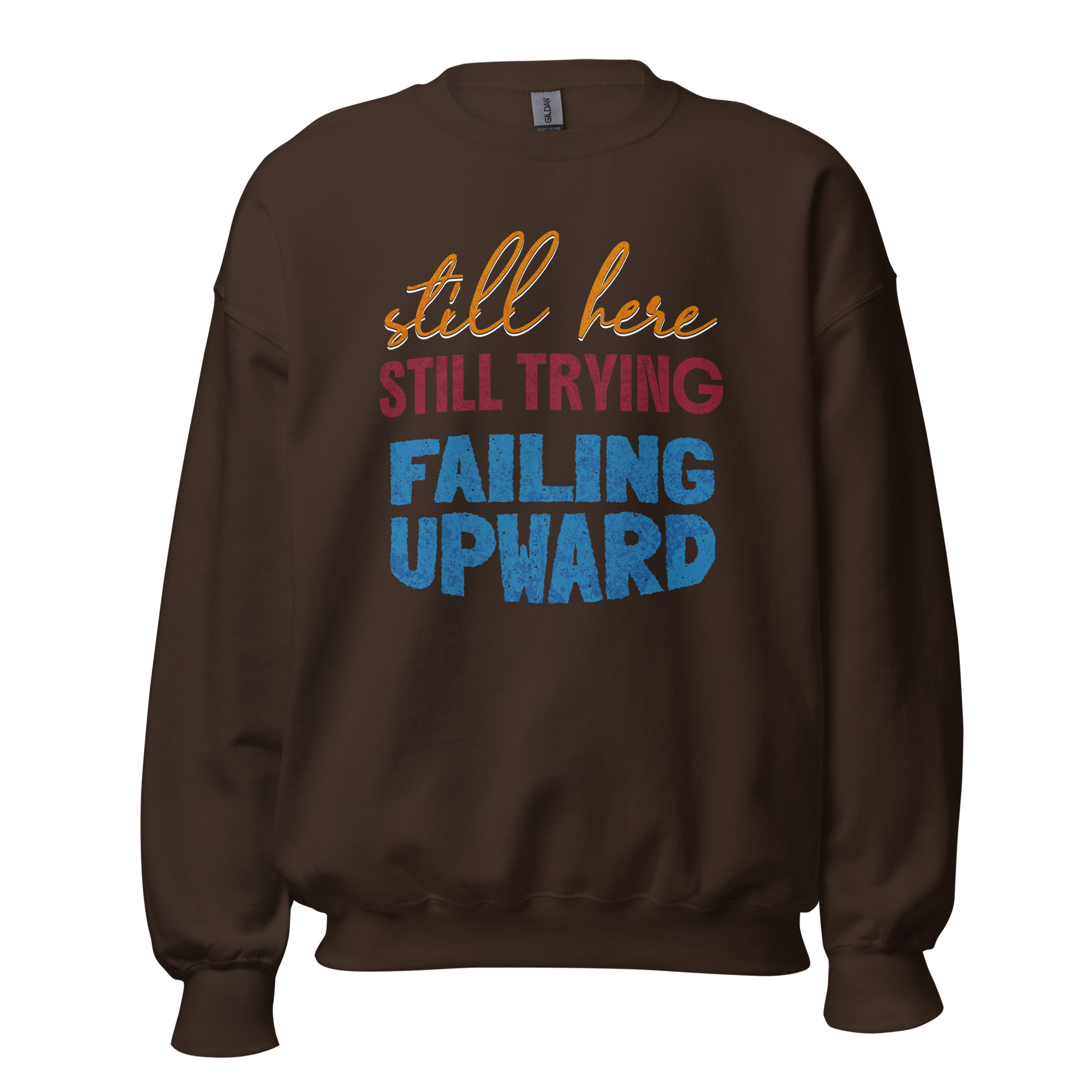 unisex-crew-neck-sweatshirt-dark-chocolate-front-6a0547b9e4373.png