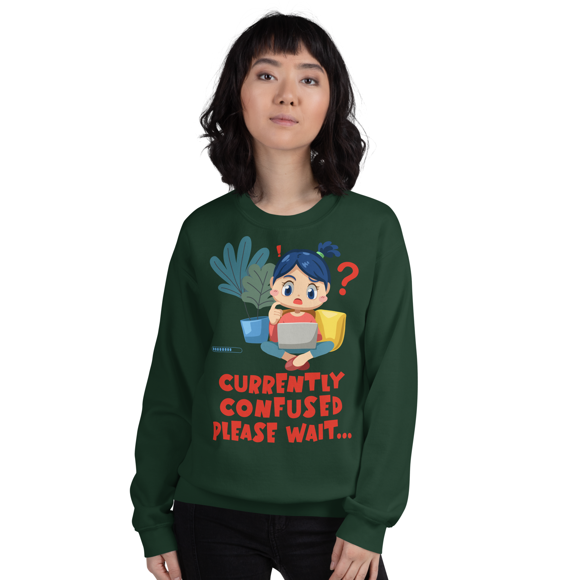 unisex-crew-neck-sweatshirt-forest-green-front-69f82b63469b3.png