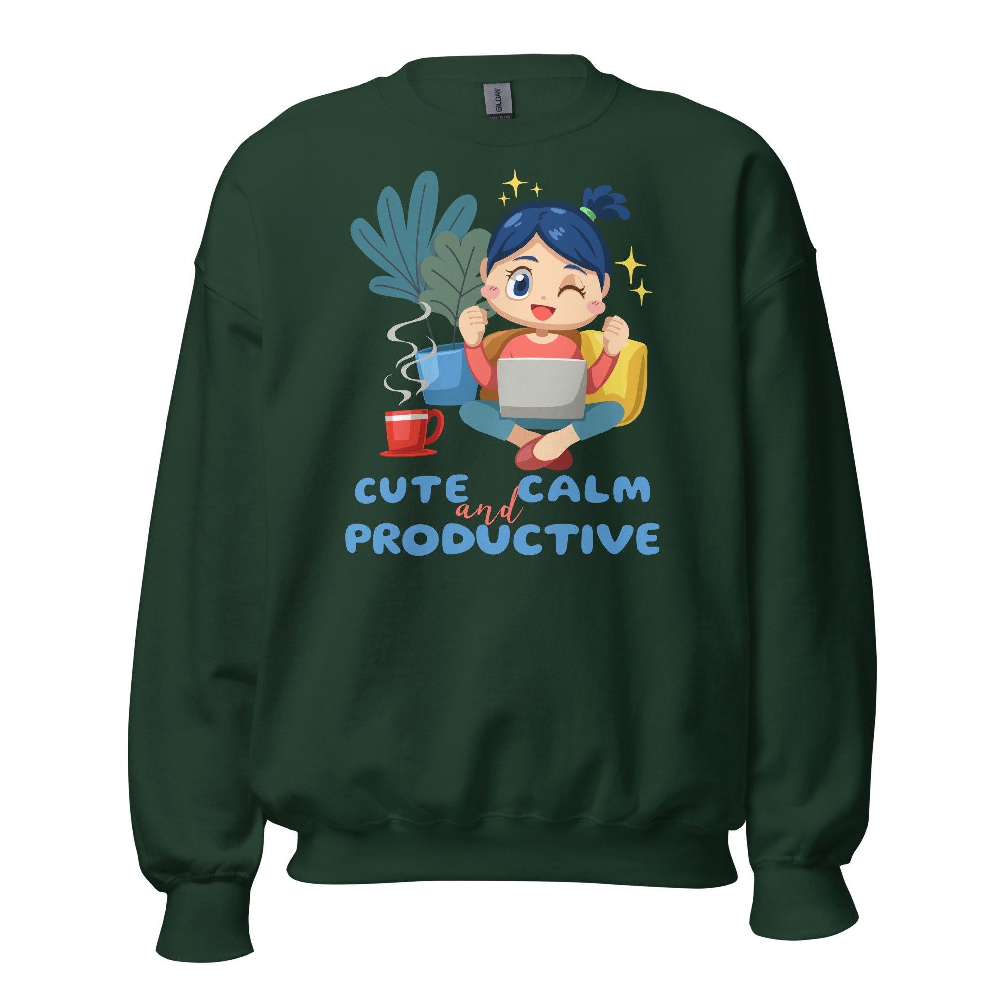 unisex-crew-neck-sweatshirt-forest-green-front-69f9f550e4730.png