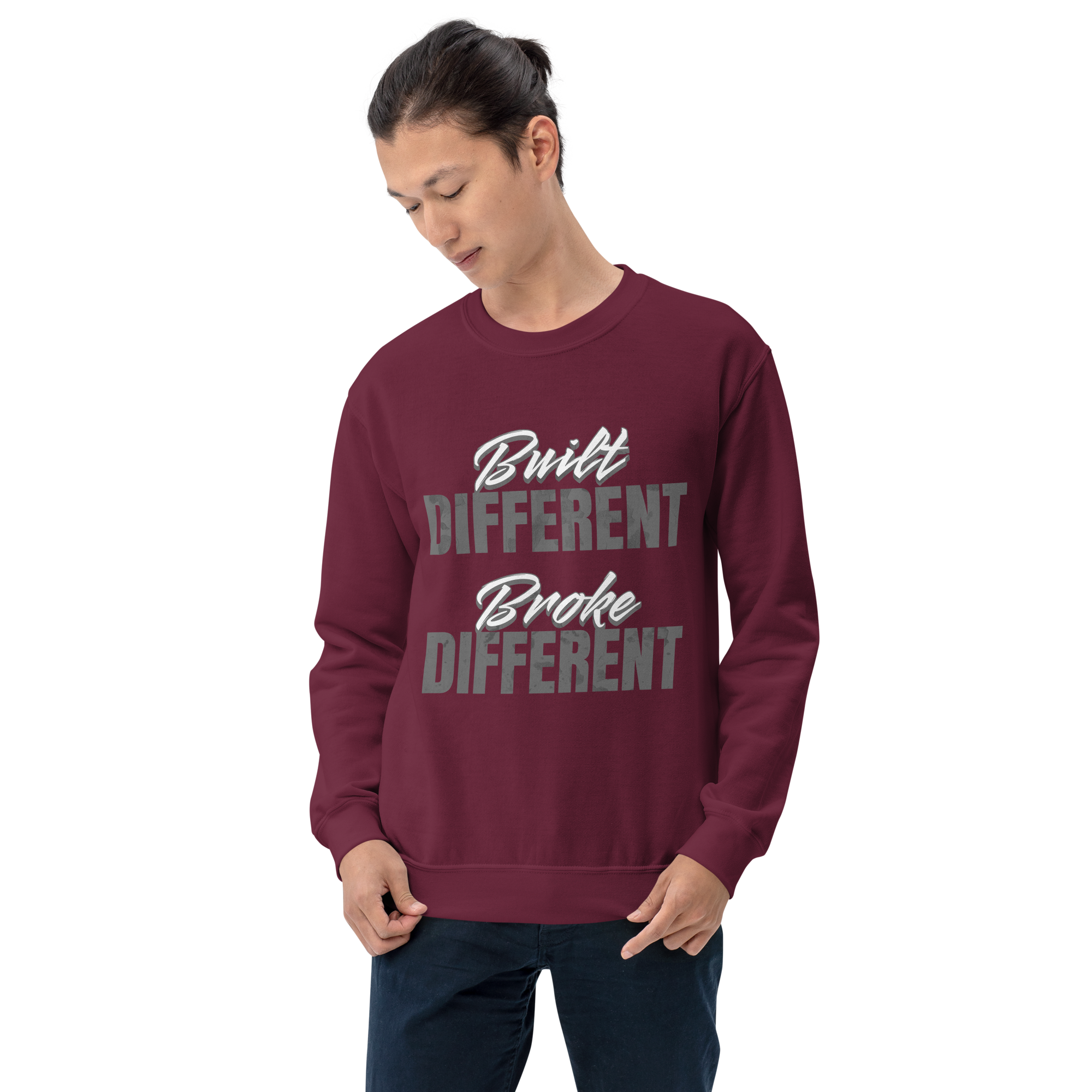 unisex-crew-neck-sweatshirt-maroon-front-6a04a8771c7ad.png