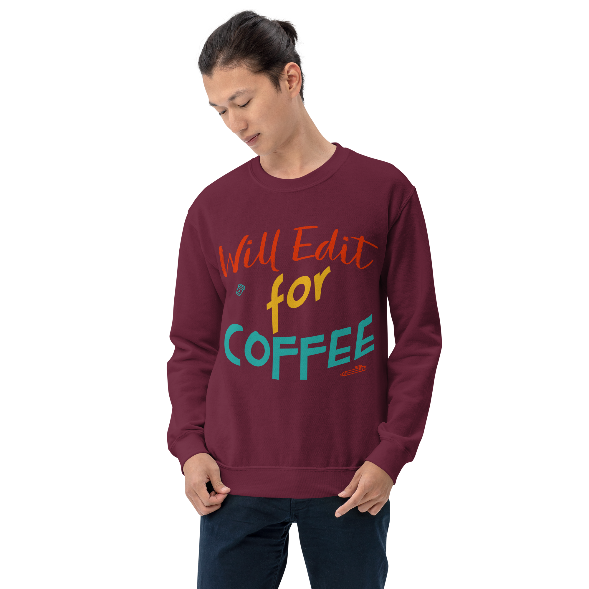 unisex-crew-neck-sweatshirt-maroon-front-6a094e74cd3d7.png