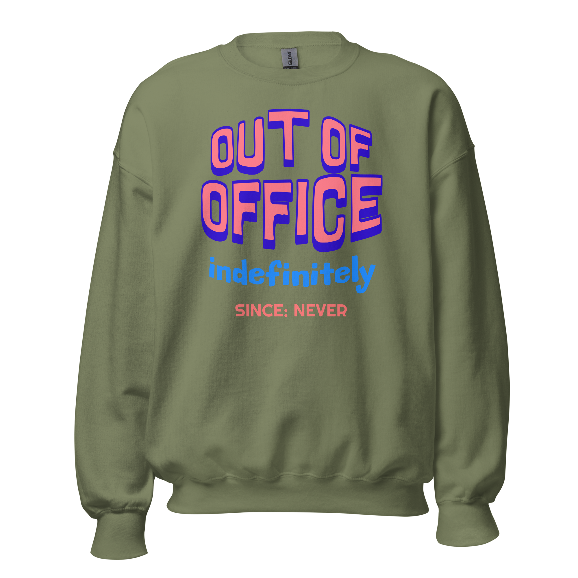 unisex-crew-neck-sweatshirt-military-green-front-6a0418bd780ac.png