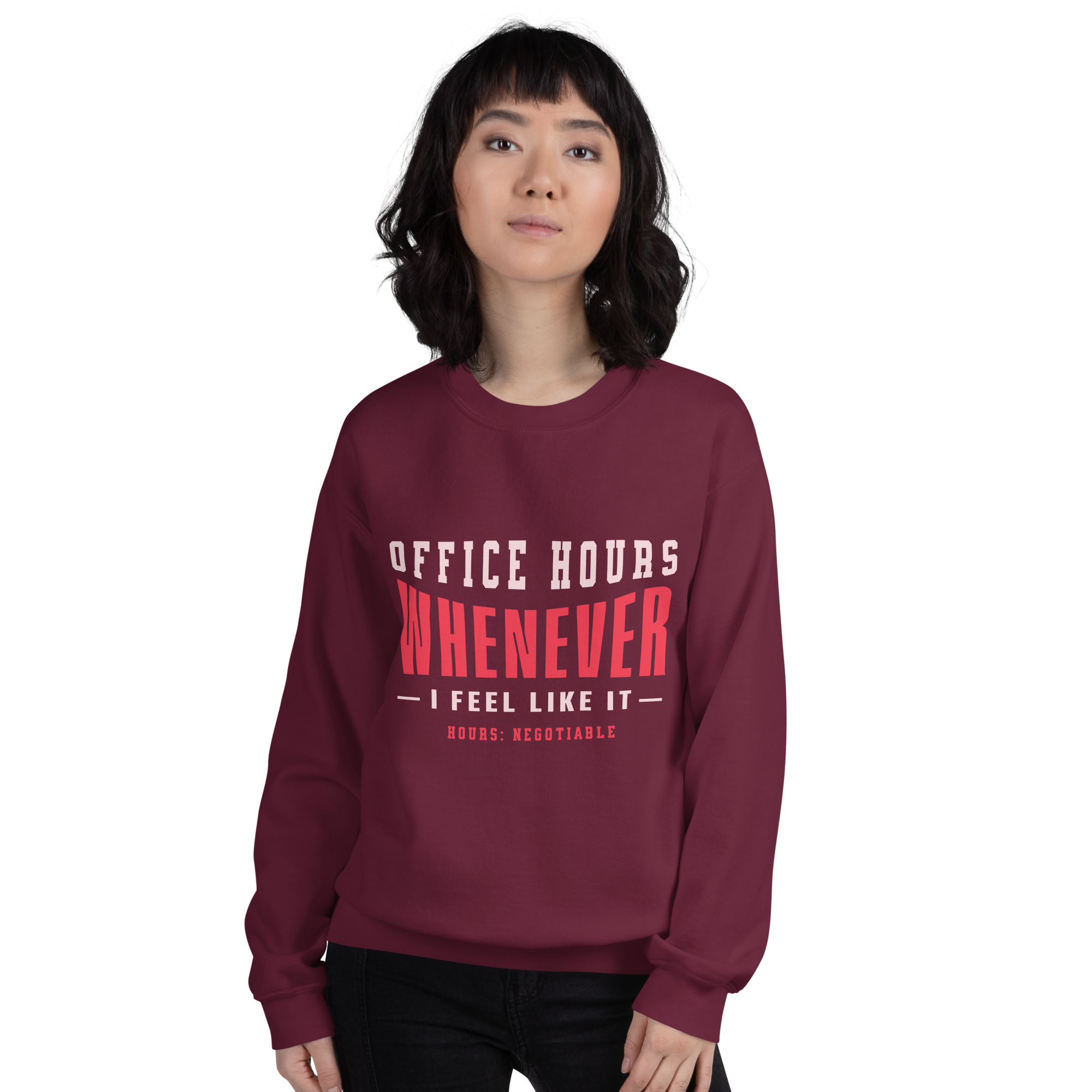 unisex-crew-neck-sweatshirt-maroon-front-6a68abb84a613.png