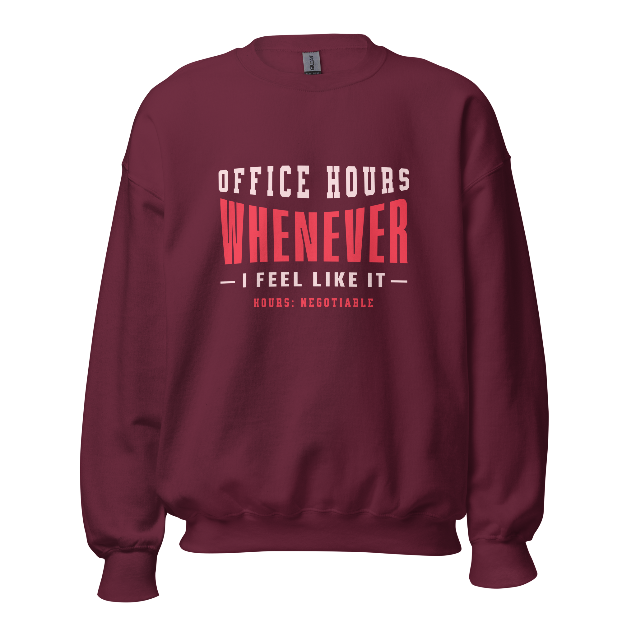 unisex-crew-neck-sweatshirt-maroon-front-6a68abb84abb4.png