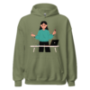 Funny office hoodie featuring the "Too Many Tabs, No Clear Plan" illustration, a humorous pullover for programmers, students, creators, freelancers, and office workers.